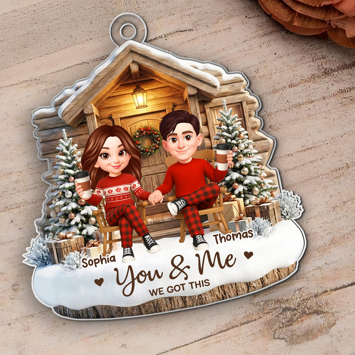 Couple We Got This - Personalized Acrylic Ornament - Christmas Gift for him, for her
