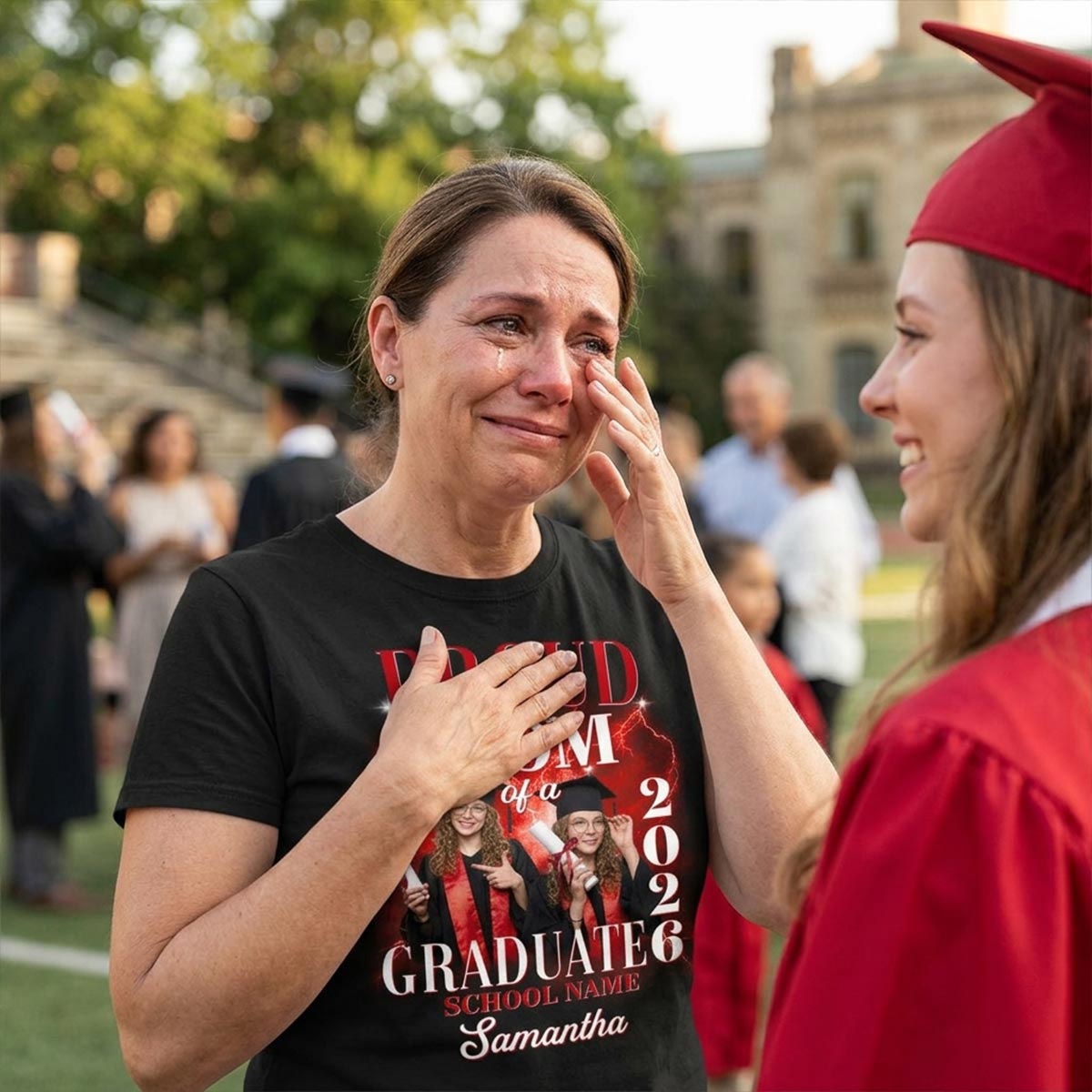 Proud Mom Dad Grandma Grandpa Of A 2026 Graduate Custom Photo - Personalized Shirt - Family Matching Graduation Shirt, Graduation Party Gift, Senior Class of 2026