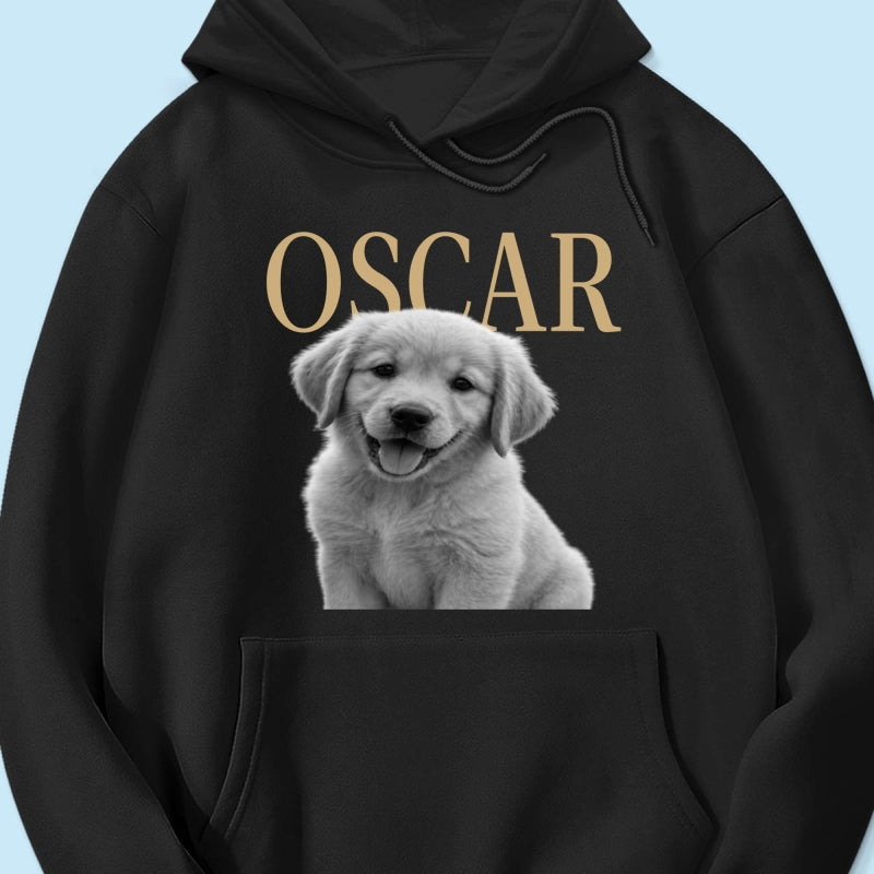 Custom Pet Photo And Name - Personalized Shirt - Vintage Shirt for Pet Lovers