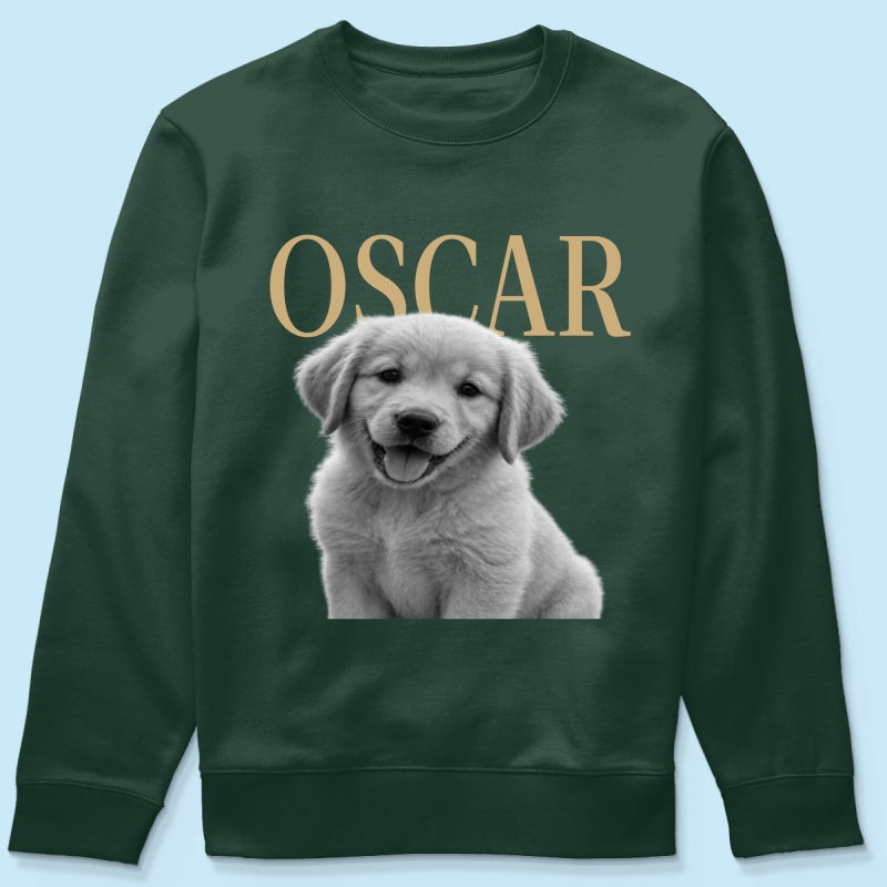 Custom Pet Photo And Name - Personalized Shirt - Vintage Shirt for Pet Lovers