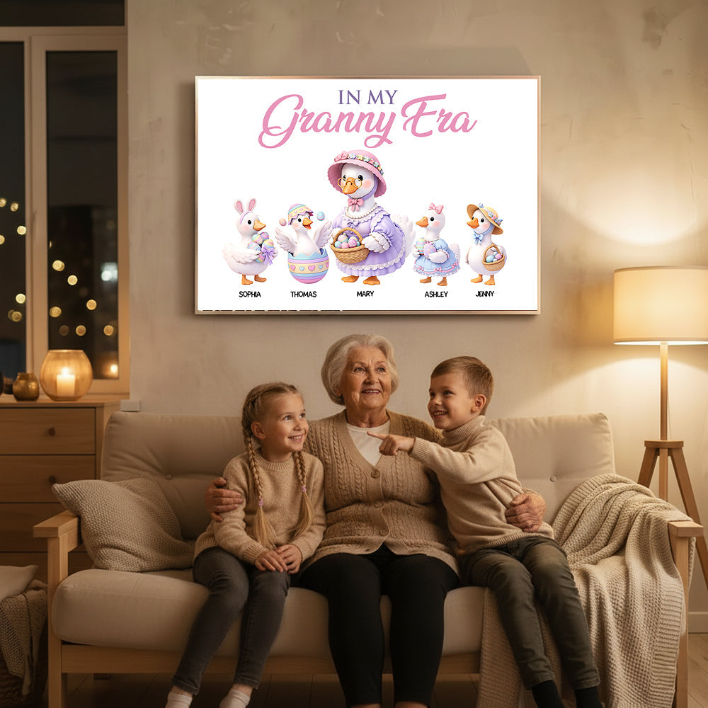 In My Granny Era - Personalized Poster - Easter Decor Gift For Grandma