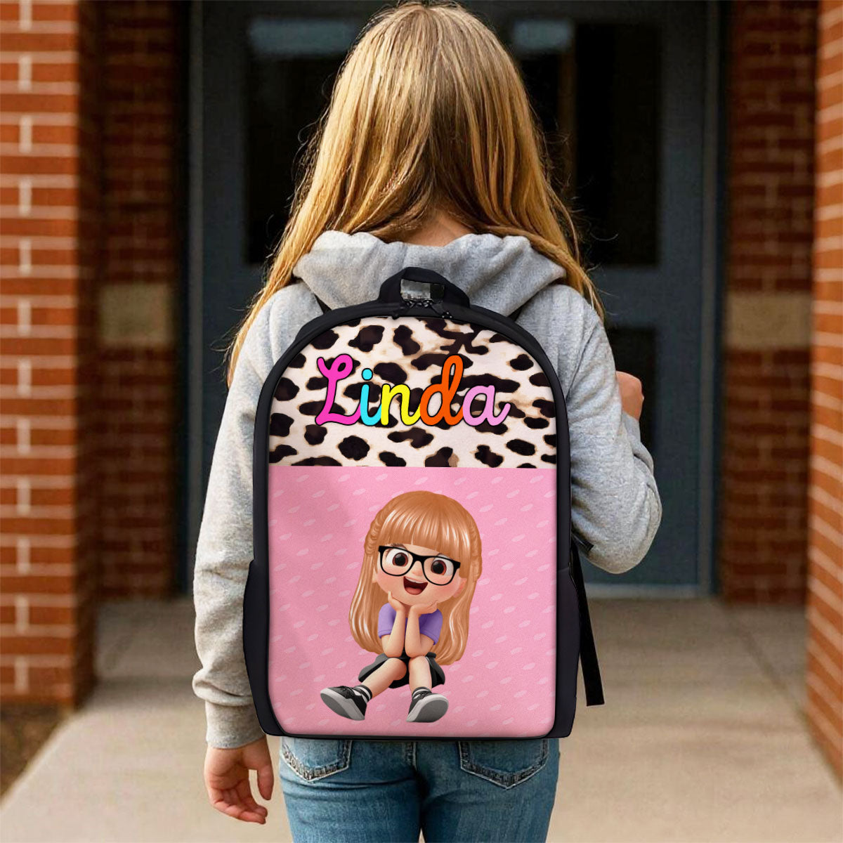 Unicorn, Mermaid, Dinosaur, Space Theme Personalized Backpack for Girls Boys, Back to School Backpack