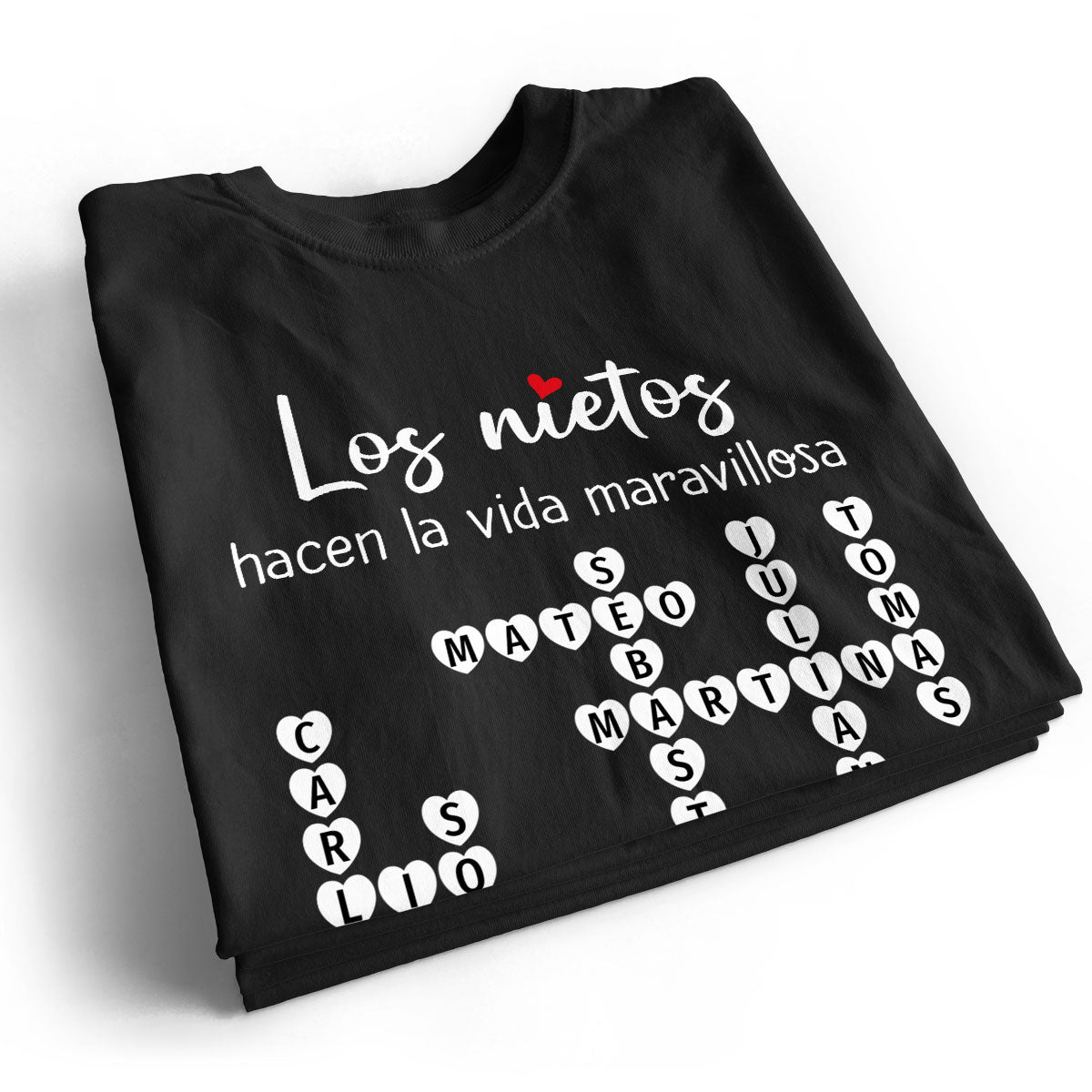 The Greatest Gift You Ever Know Crossword Puzzle Art - Personalized Shirt - Spanish Ver