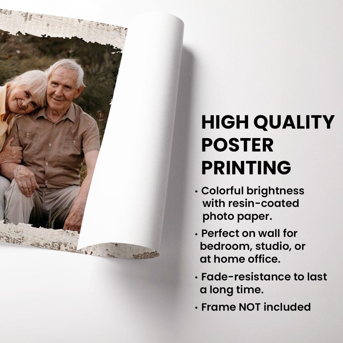 Favorite Place In The World Couple Photo Personalized Poster, Gift For Him, For Her