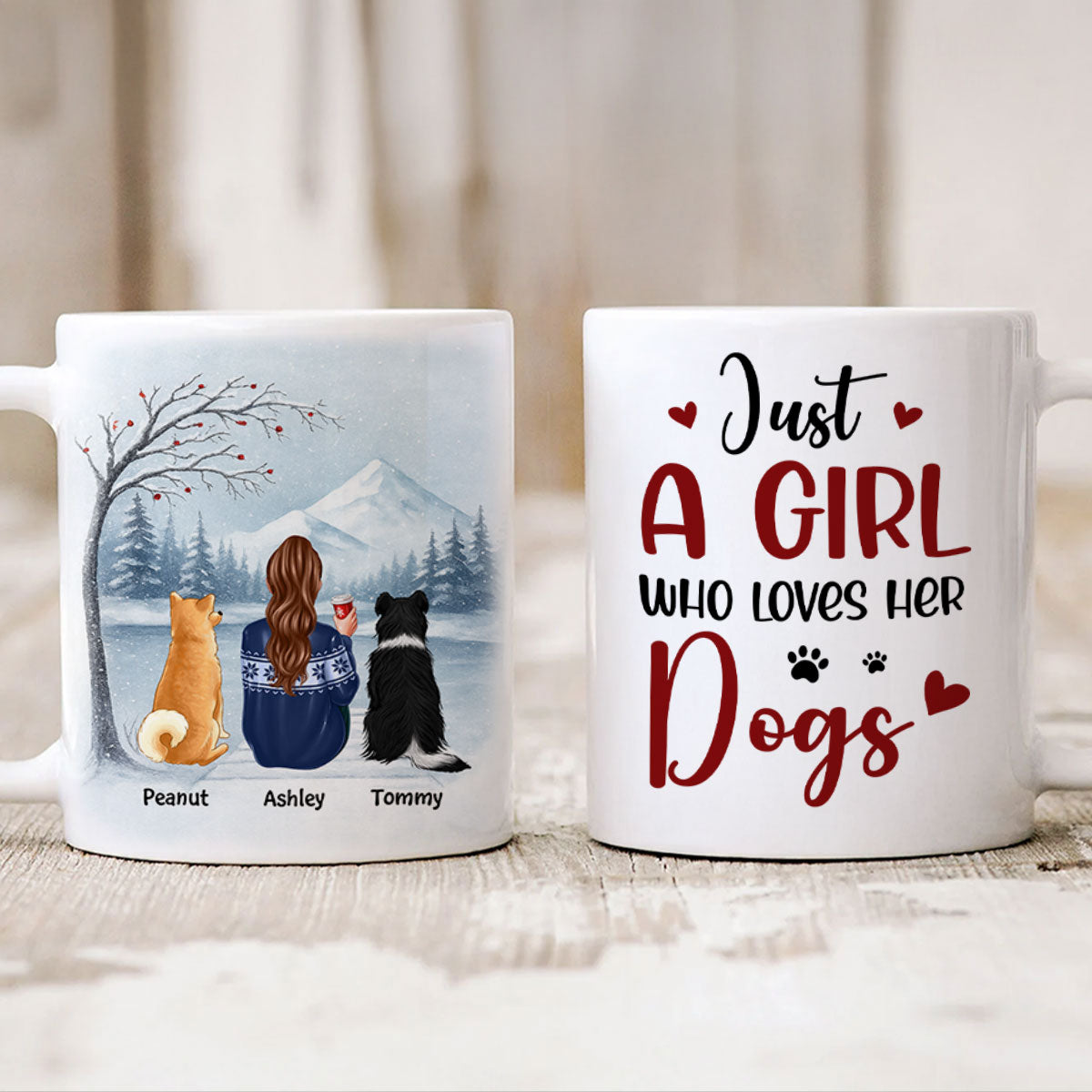 It's Never Just a Dog - Personalized Mug - Heartfelt Christmas Gift for Dog Moms