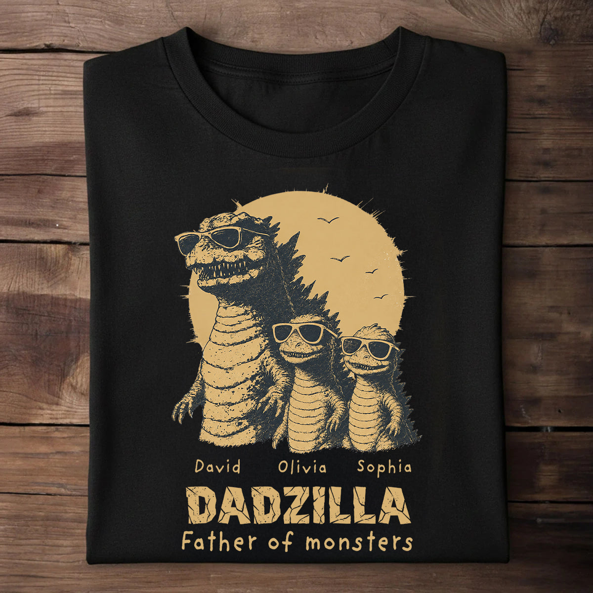 Father of Monsters - Personalized Shirt - Funny Father's Day Gift for Dad, Papa, Husband