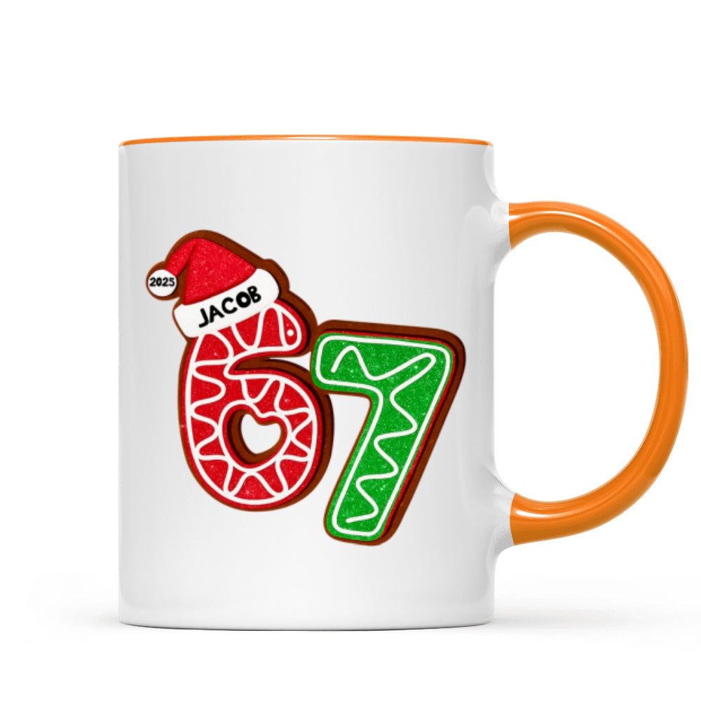 Custom Six Seven - Personalized Mug - Teen Slang Funny Tree Decor, Funny Teen Grandkid Gift
