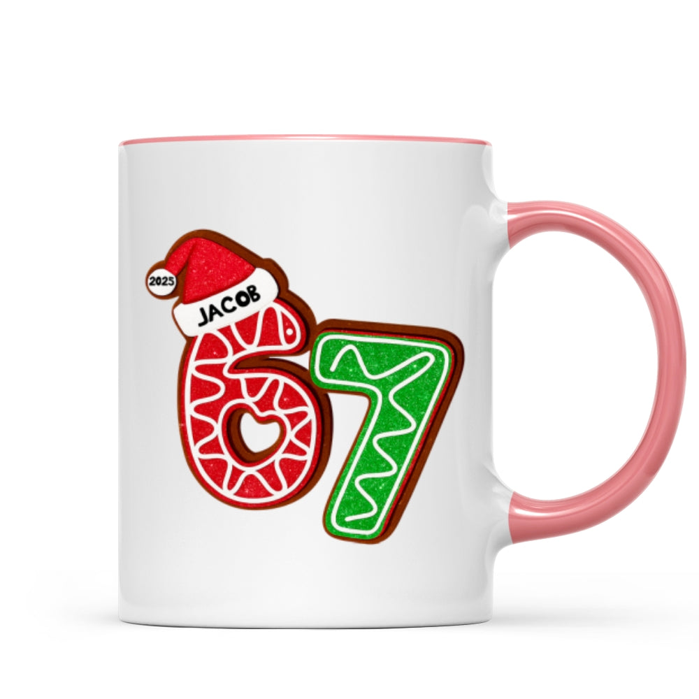 Custom Six Seven - Personalized Mug - Teen Slang Funny Tree Decor, Funny Teen Grandkid Gift