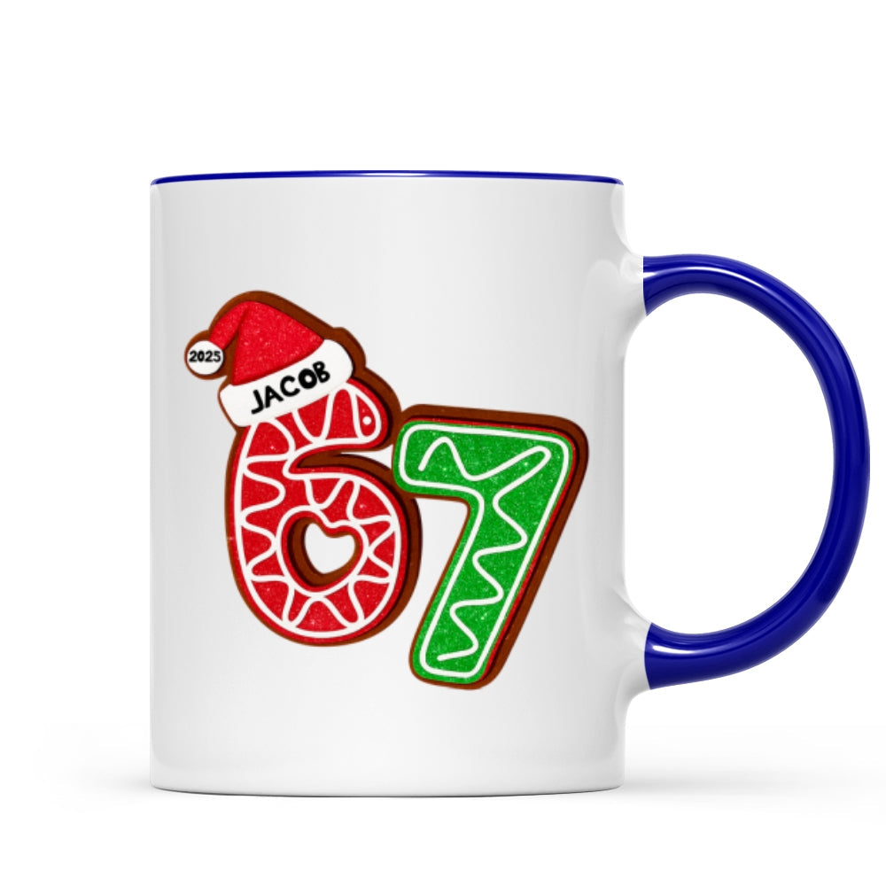 Custom Six Seven - Personalized Mug - Teen Slang Funny Tree Decor, Funny Teen Grandkid Gift