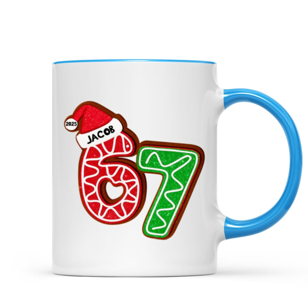Custom Six Seven - Personalized Mug - Teen Slang Funny Tree Decor, Funny Teen Grandkid Gift