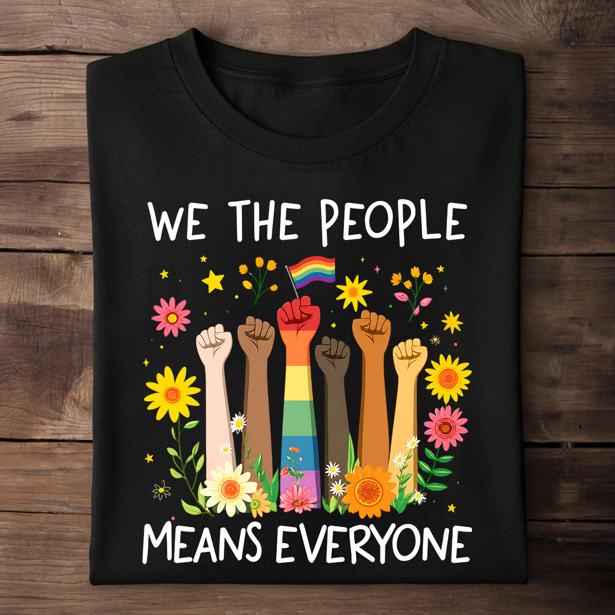 We The People Means Everyone LGBTQ Pride Shirt - Gift For Couple, Happy Pride Month