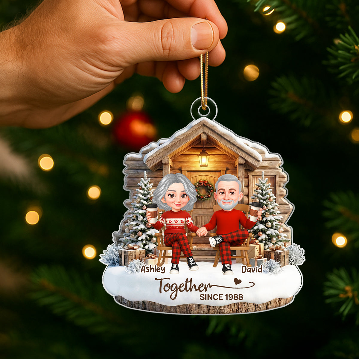 Couple We Got This - Personalized Acrylic Ornament - Christmas Gift for him, for her