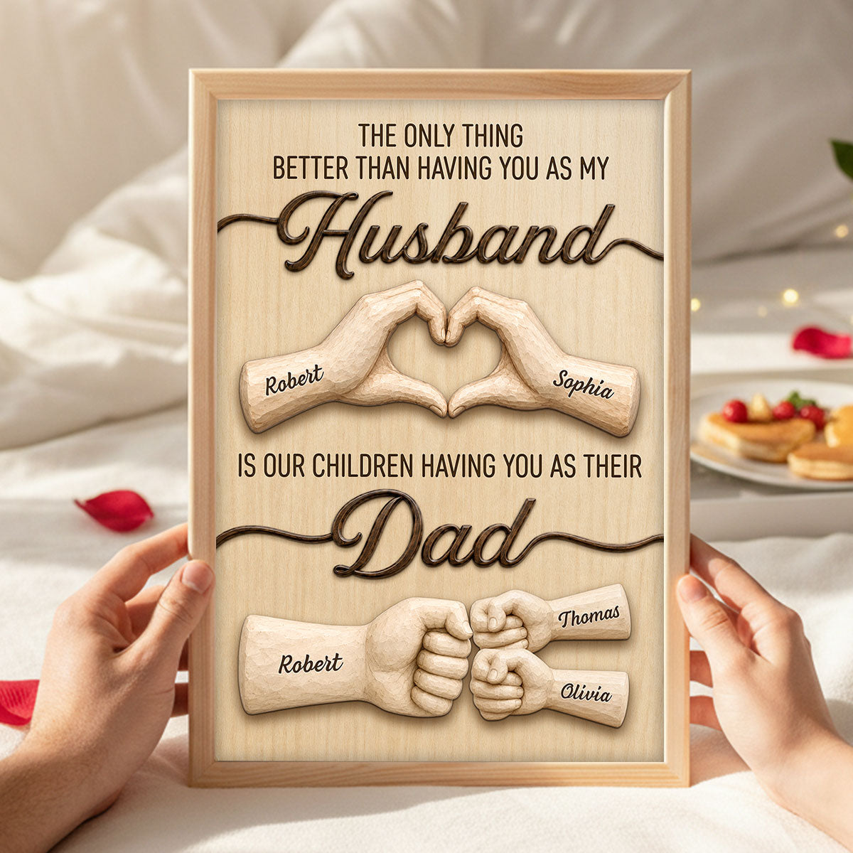 Sentimental Rustic The Only Thing Better Than Having You As Husband - Personalized Poster - Father's Day Gift For Husband, Dad