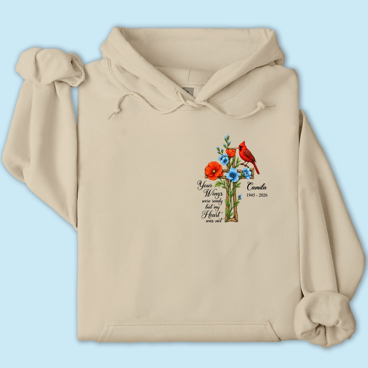 Memorial Cardinal Your Wings Were Ready - Personalized Shirt - Remembrance Gift