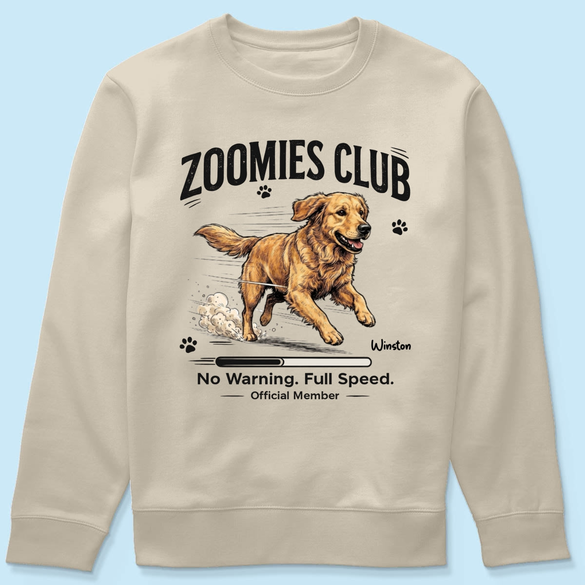 Zoomies Club Official Member Custom Pet Photo - Personalized Shirt - Funny Gift For Dog Cat Lover