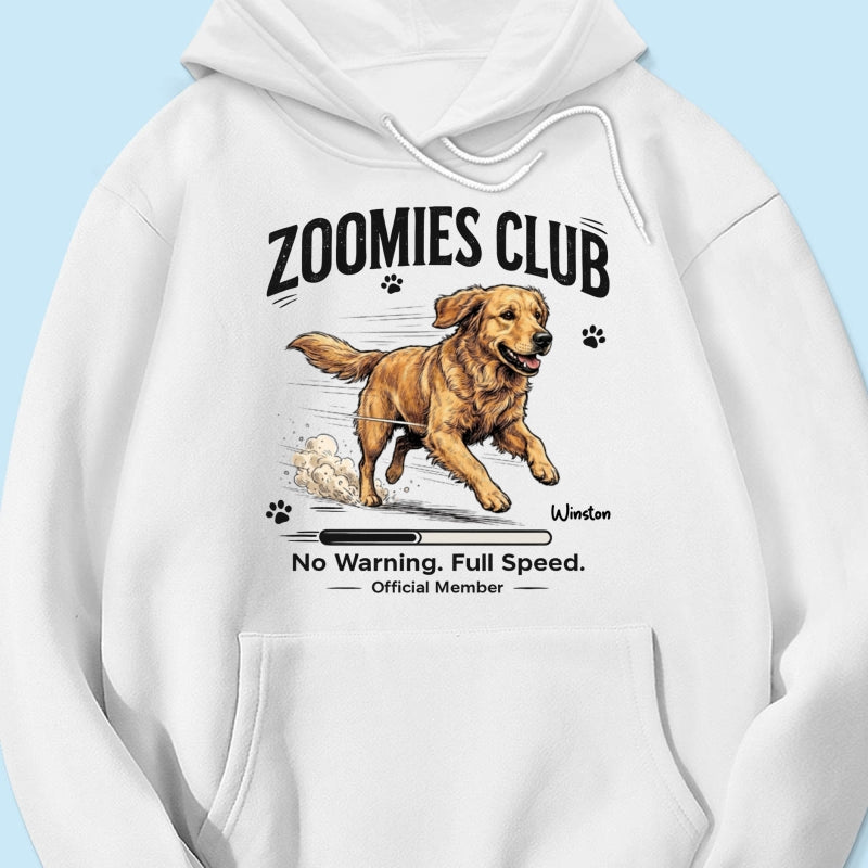 Midnight Zoomies Club Custom Pet Photo - Personalized Shirt - Funny Halloween Costume For Dog Cat Lover