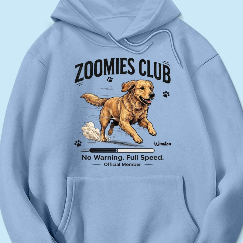 Midnight Zoomies Club Custom Pet Photo - Personalized Shirt - Funny Halloween Costume For Dog Cat Lover