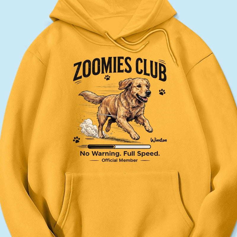Midnight Zoomies Club Custom Pet Photo - Personalized Shirt - Funny Halloween Costume For Dog Cat Lover