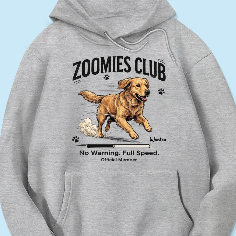 Midnight Zoomies Club Custom Pet Photo - Personalized Shirt - Funny Halloween Costume For Dog Cat Lover