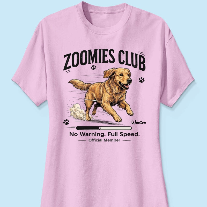 Midnight Zoomies Club Custom Pet Photo - Personalized Shirt - Funny Halloween Costume For Dog Cat Lover