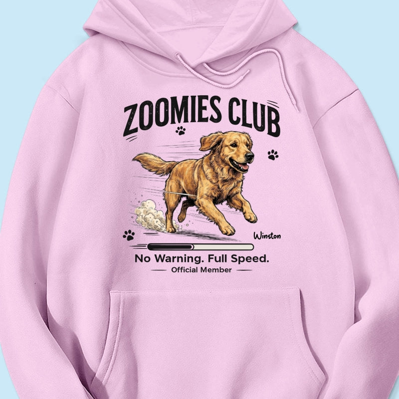 Midnight Zoomies Club Custom Pet Photo - Personalized Shirt - Funny Halloween Costume For Dog Cat Lover