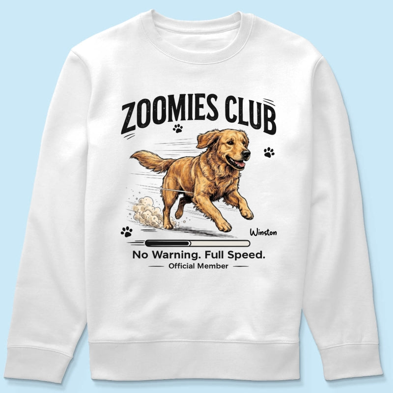 Midnight Zoomies Club Custom Pet Photo - Personalized Shirt - Funny Halloween Costume For Dog Cat Lover