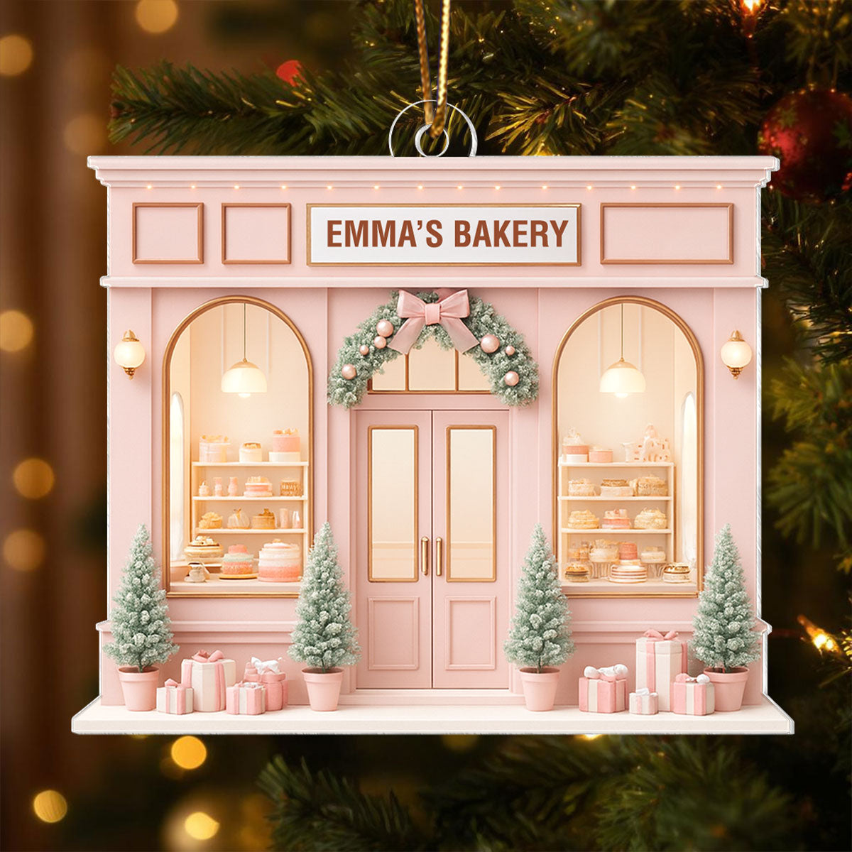 Every Day Smells Like Fresh Bread – Personalized Acrylic Ornament – Perfect Gift for Bakery Owners