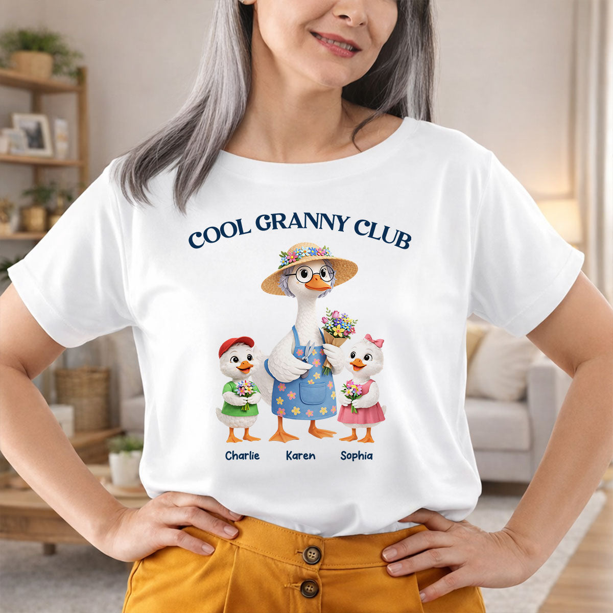 Cool Granny Club - Personalized Shirt - Heartfelt Gift For Grandma
