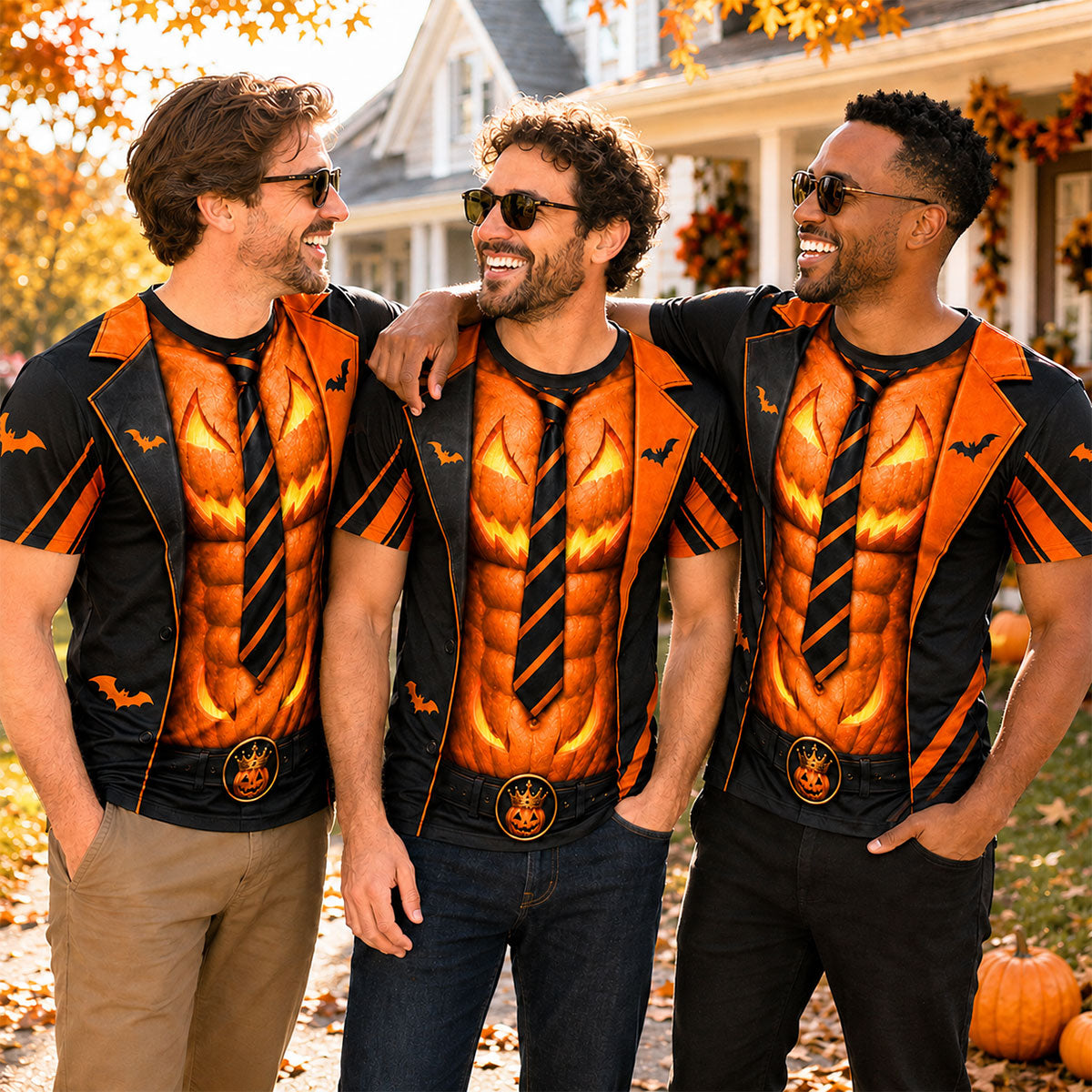 Pumpkin King - Shirt - Halloween Gift For Husband, Dad, Grandpa