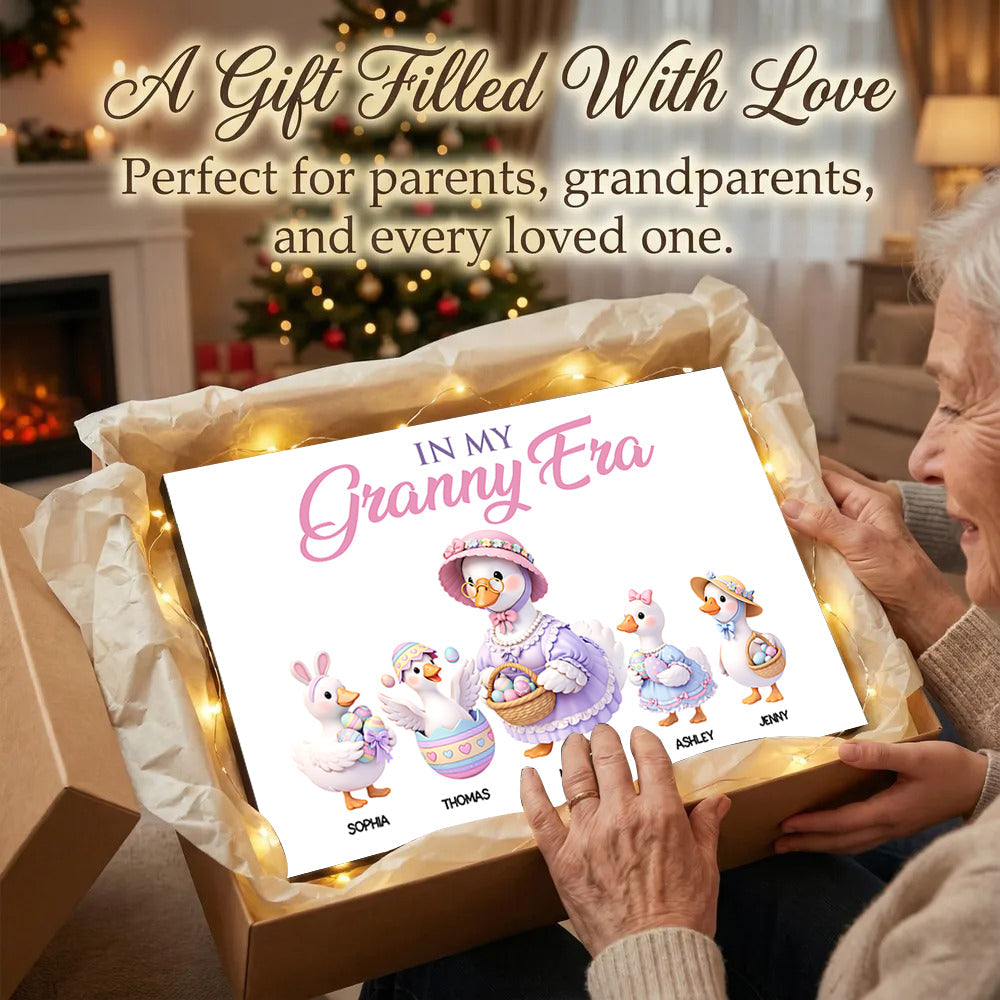In My Granny Era - Personalized Poster - Easter Decor Gift For Grandma