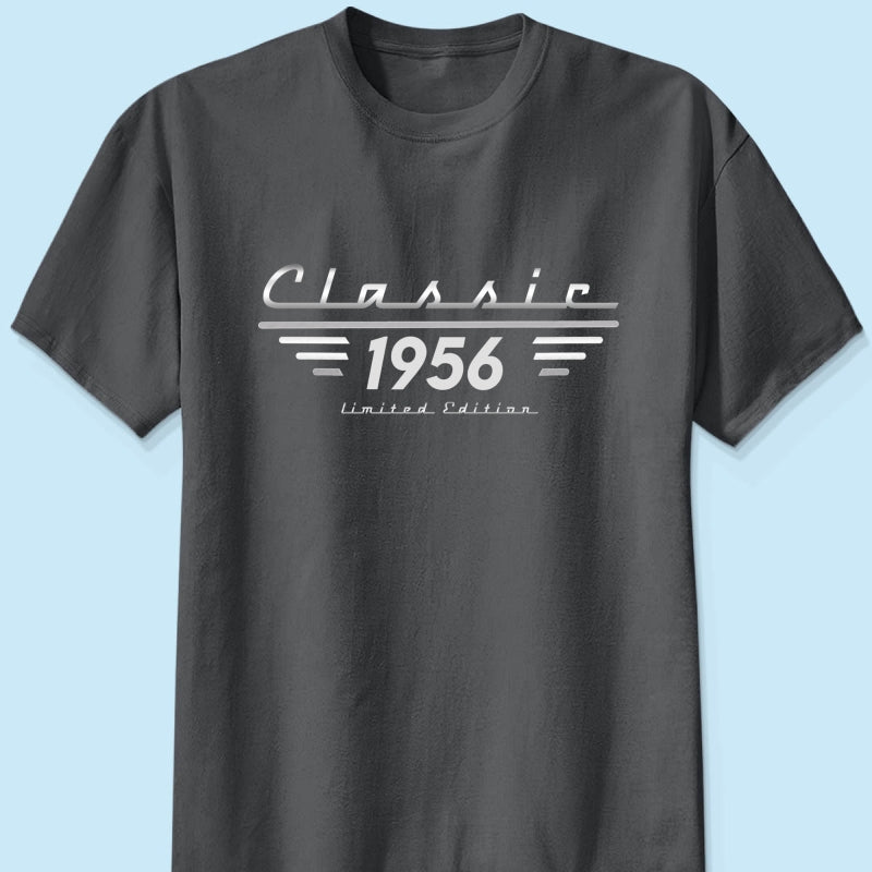 Vintage Classic Man Custom Year - Personalized Shirt - Father's Day Gift, Birthday Gift For Grandpa, Dad, Husband