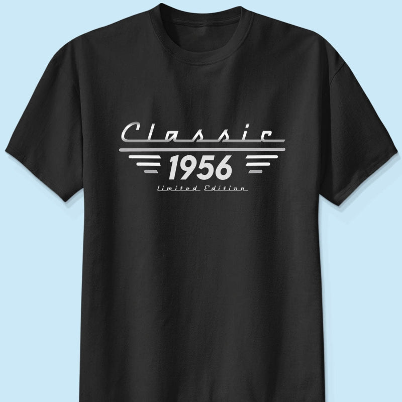 Vintage Classic Man Custom Year - Personalized Shirt - Father's Day Gift, Birthday Gift For Grandpa, Dad, Husband