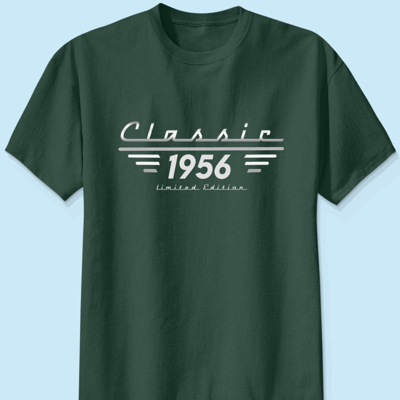 Vintage Classic Man Custom Year - Personalized Shirt - Father's Day Gift, Birthday Gift For Grandpa, Dad, Husband