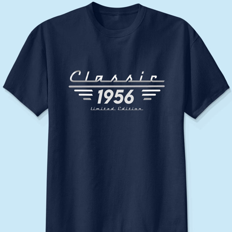 Vintage Classic Man Custom Year - Personalized Shirt - Father's Day Gift, Birthday Gift For Grandpa, Dad, Husband