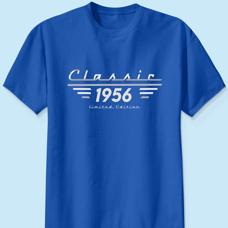 Vintage Classic Man Custom Year - Personalized Shirt - Father's Day Gift, Birthday Gift For Grandpa, Dad, Husband