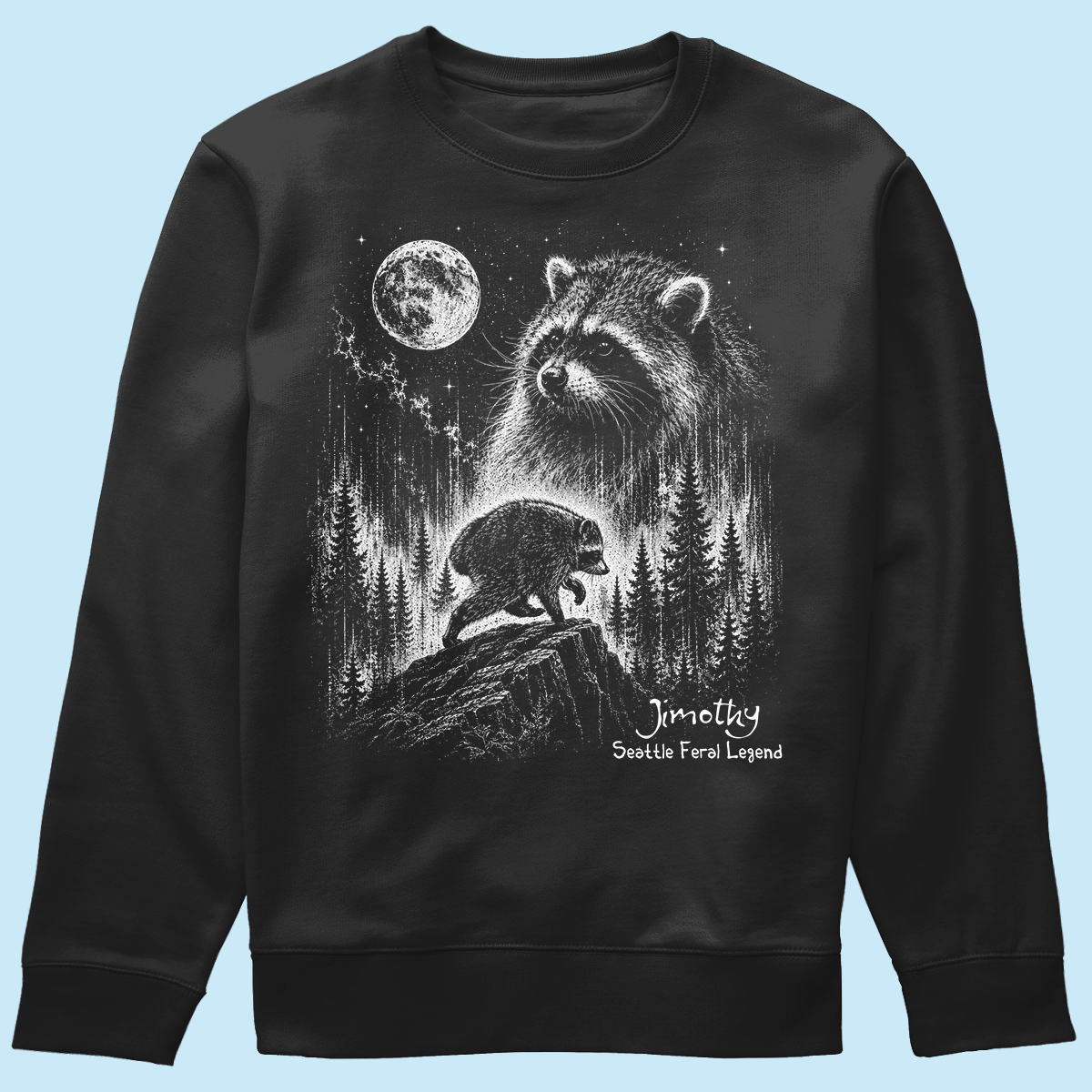 Trending Viral Retro Vintage Jimothy Raccoon Shirt - Trending 2026 Seattle Feral Legend Shirt
