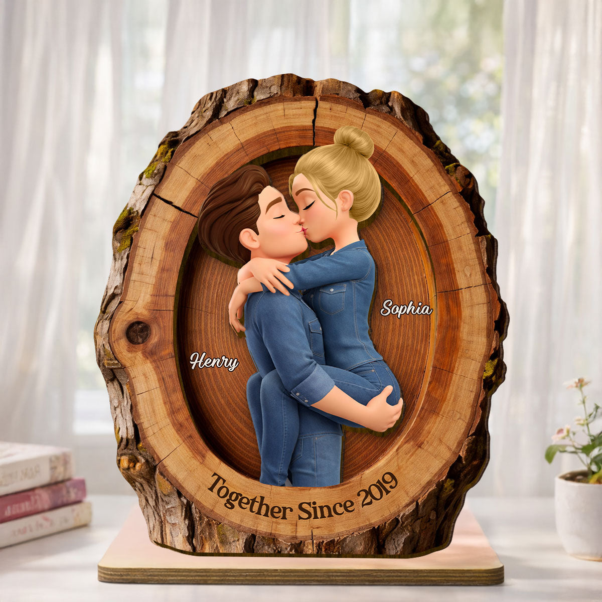 I'm Yours No Returns Or Refunds - Personalized 2-Layered Wooden Plaque - Anniversary, Valentine's Day Gift, Gift For Him, Gift For Her