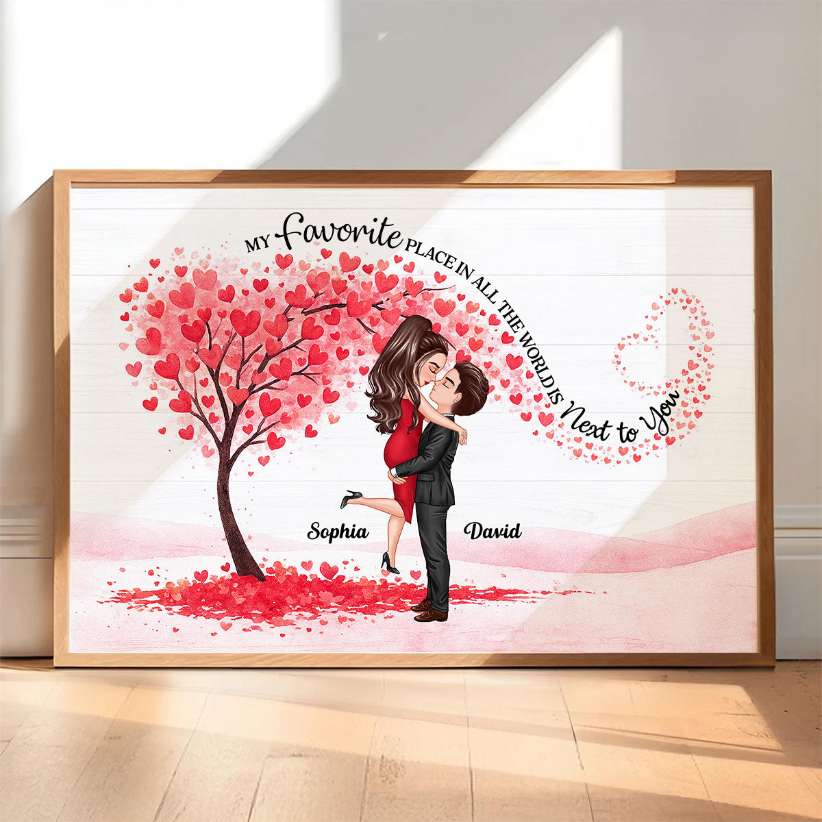 You Will Forever Be My Always - Personalized Poster - Gift for Couple