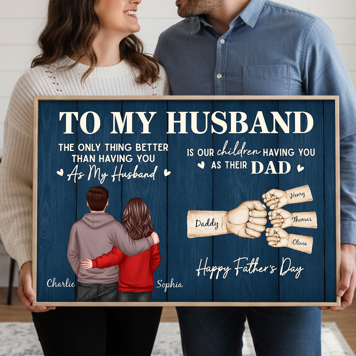 The Only Thing Better Than Having You As Husband - Personalized Poster - Heartfelt Father's Day Gift For Husband, Dad