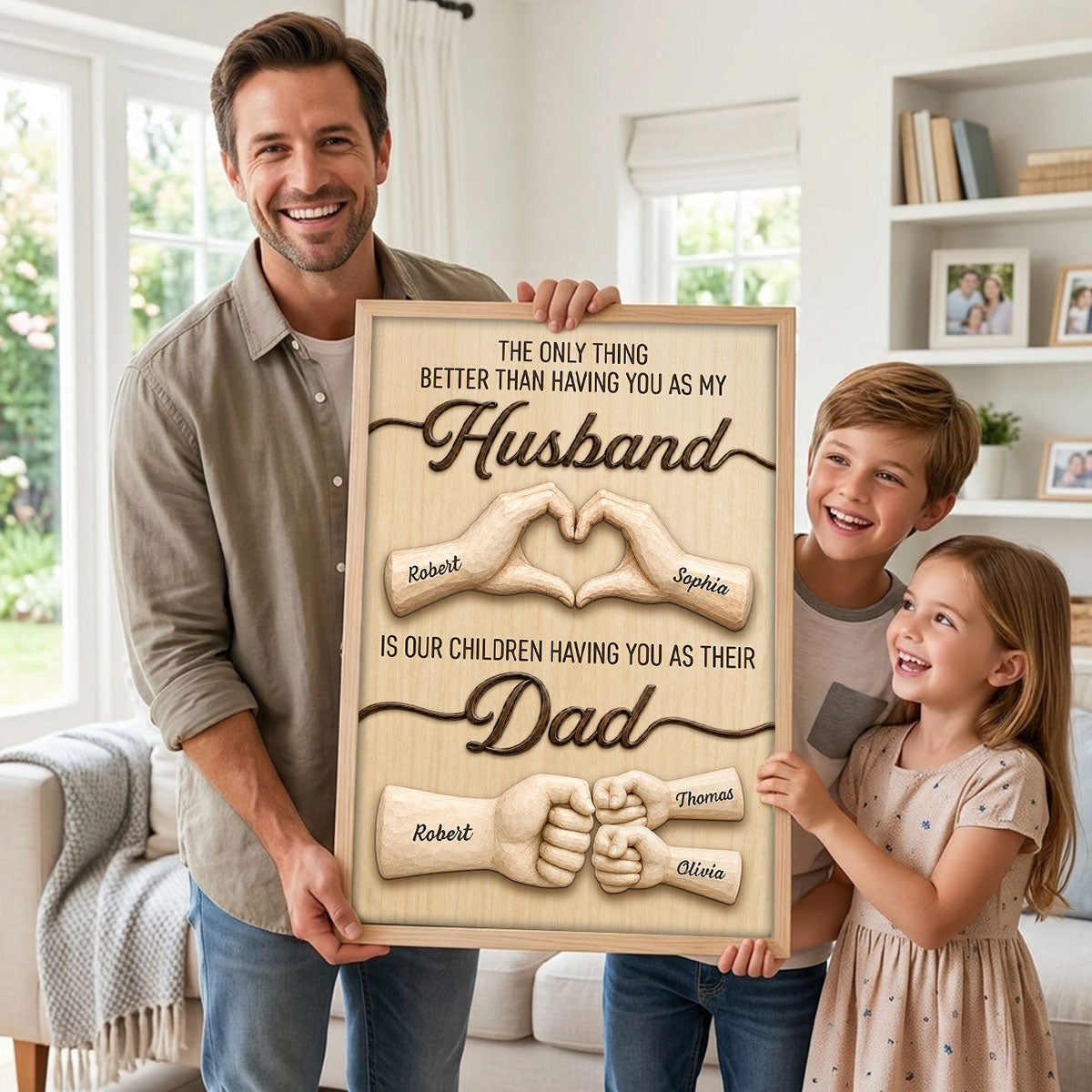 Sentimental Rustic The Only Thing Better Than Having You As Husband - Personalized Poster - Father's Day Gift For Husband, Dad
