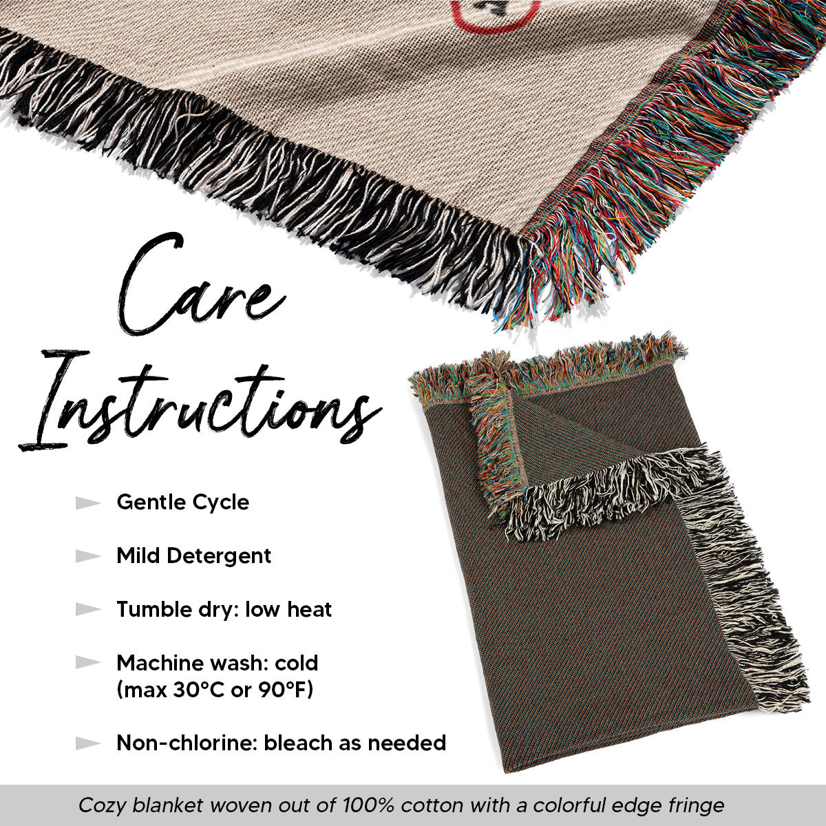 Family Name Word Search - Personalized Woven Blanket - Mother's Day Gift For Grandma, Family Gift