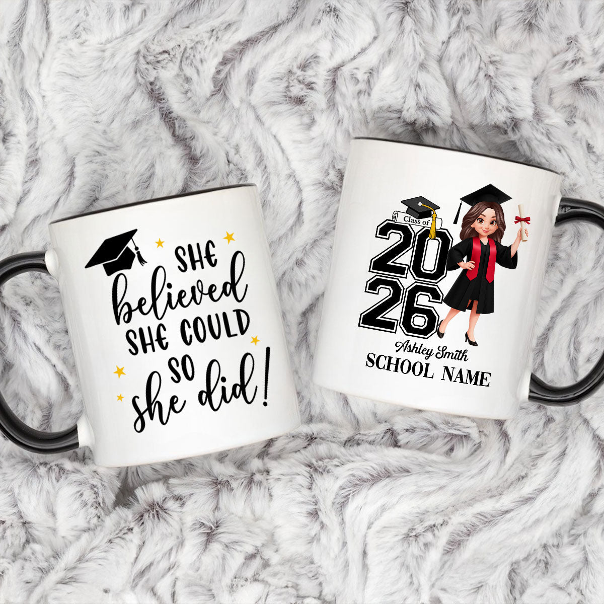 Class Of 2026 2027 Keepsake - Personalized Mug - Graduation Gift For Graduates, Daughter