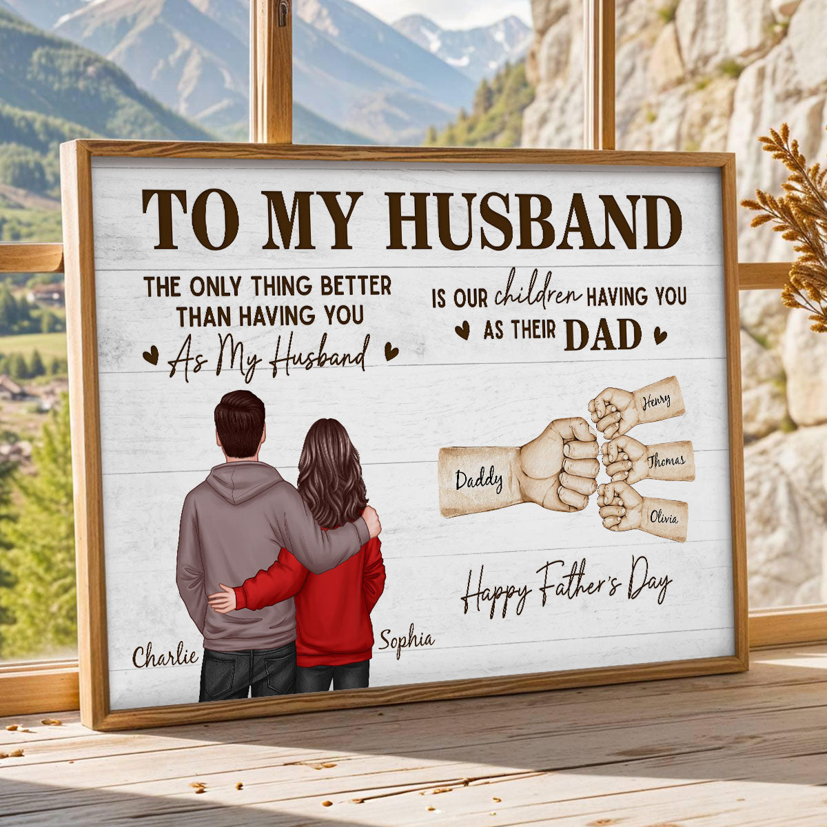 The Only Thing Better Than Having You As Husband - Personalized Poster - Heartfelt Father's Day Gift For Husband, Dad