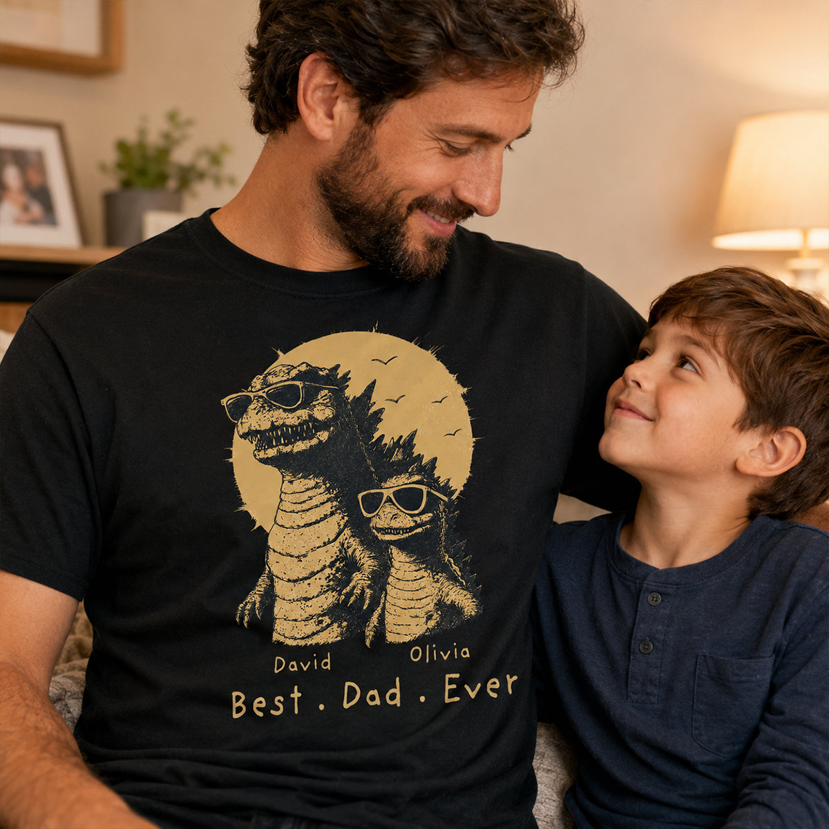 Best Dad Ever - Personalized Shirt - Funny Father's Day Gift for Dad, Papa, Husband