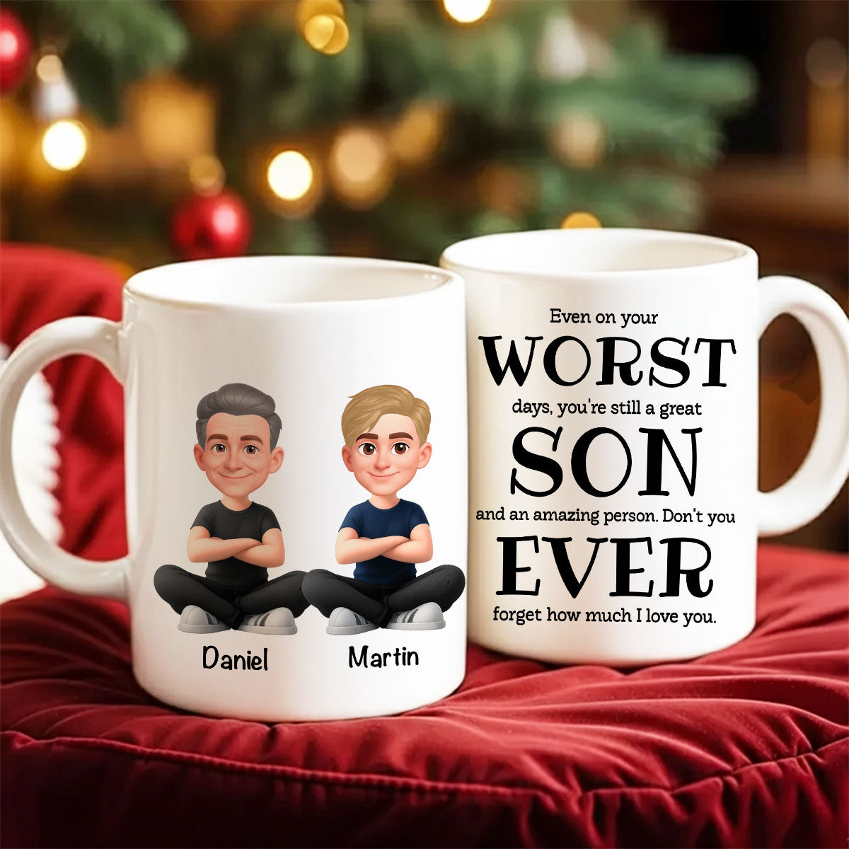 You're Still a Great Son Funny Sarcastic Gift - Personalized Mug - Loving Gift for Son, Gift from Dad