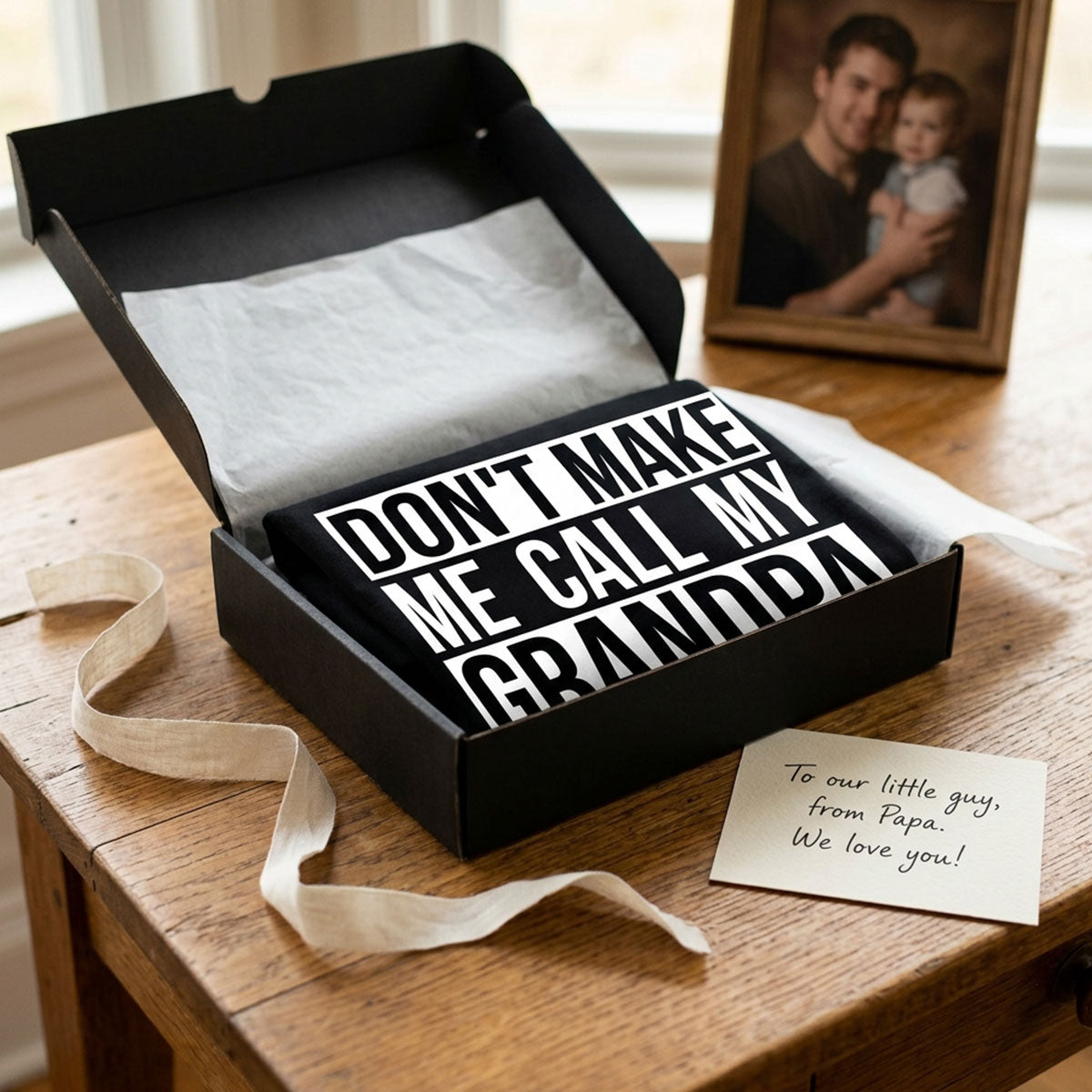 Don't Make Me Call My Grandpa Shirt For Kid