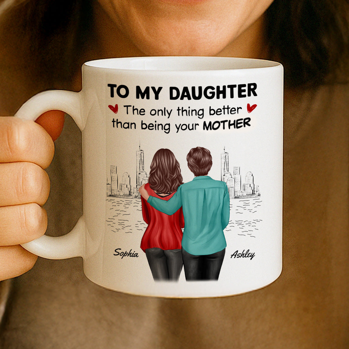 From Mom Dad Watching You Be A Mom - Personalized Mug - Mother's Day Gift For Daughter