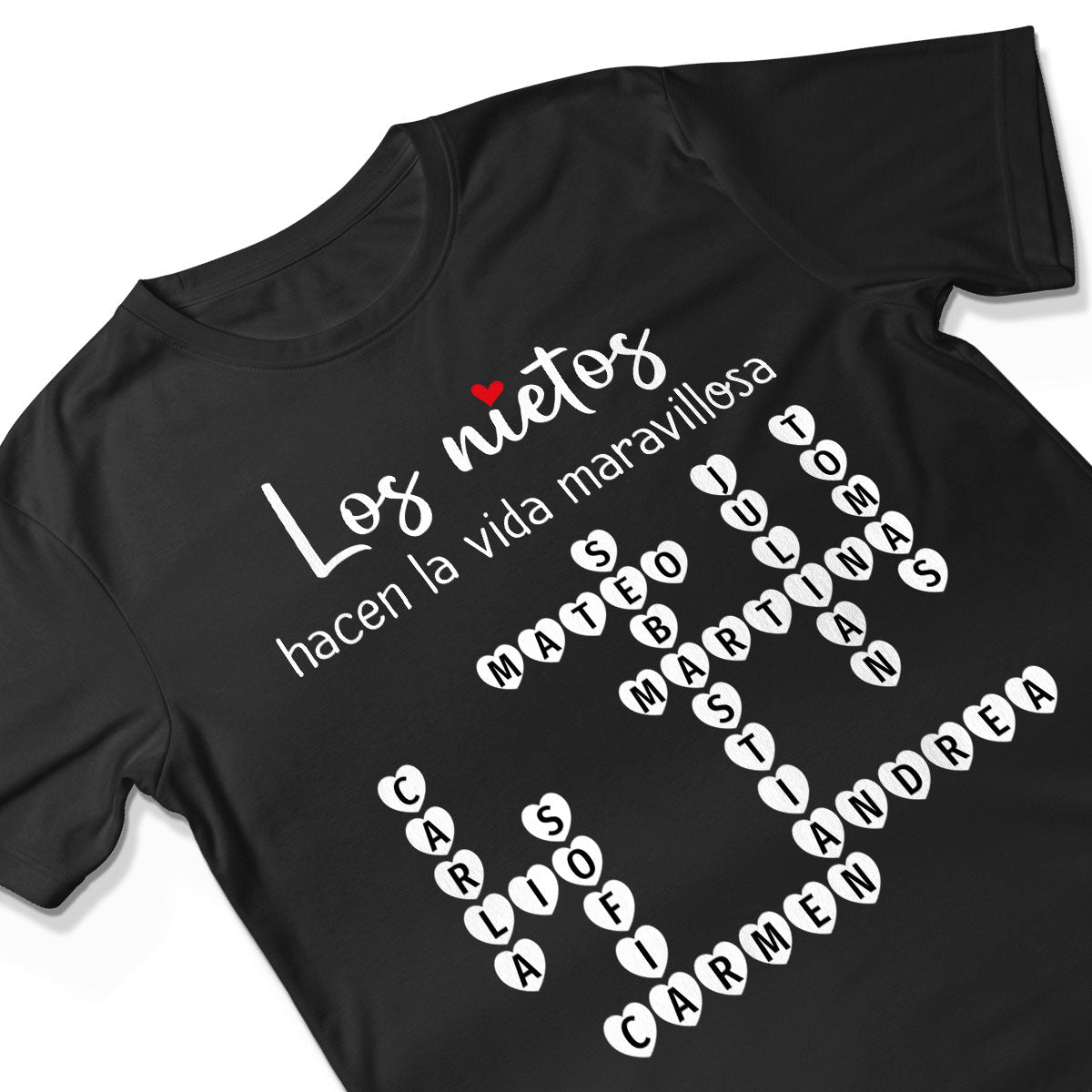 The Greatest Gift You Ever Know Crossword Puzzle Art - Personalized Shirt - Spanish Ver