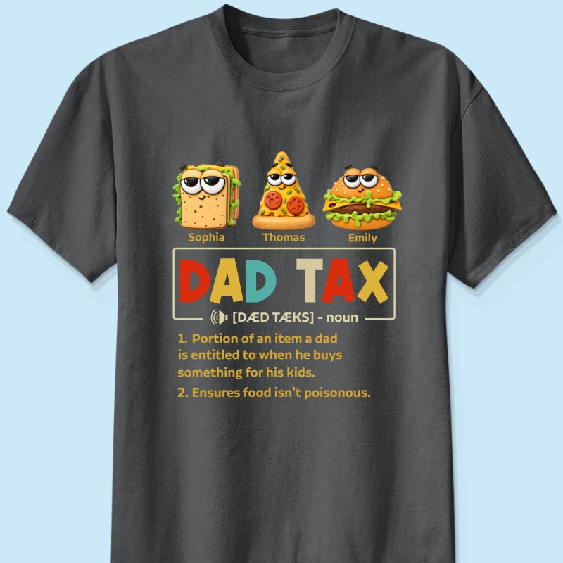 Taste Test Approved By Dad - Personalized Shirt - Heartfelt Gift For Dad, Husband