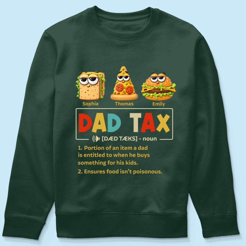 Taste Test Approved By Dad - Personalized Shirt - Heartfelt Gift For Dad, Husband